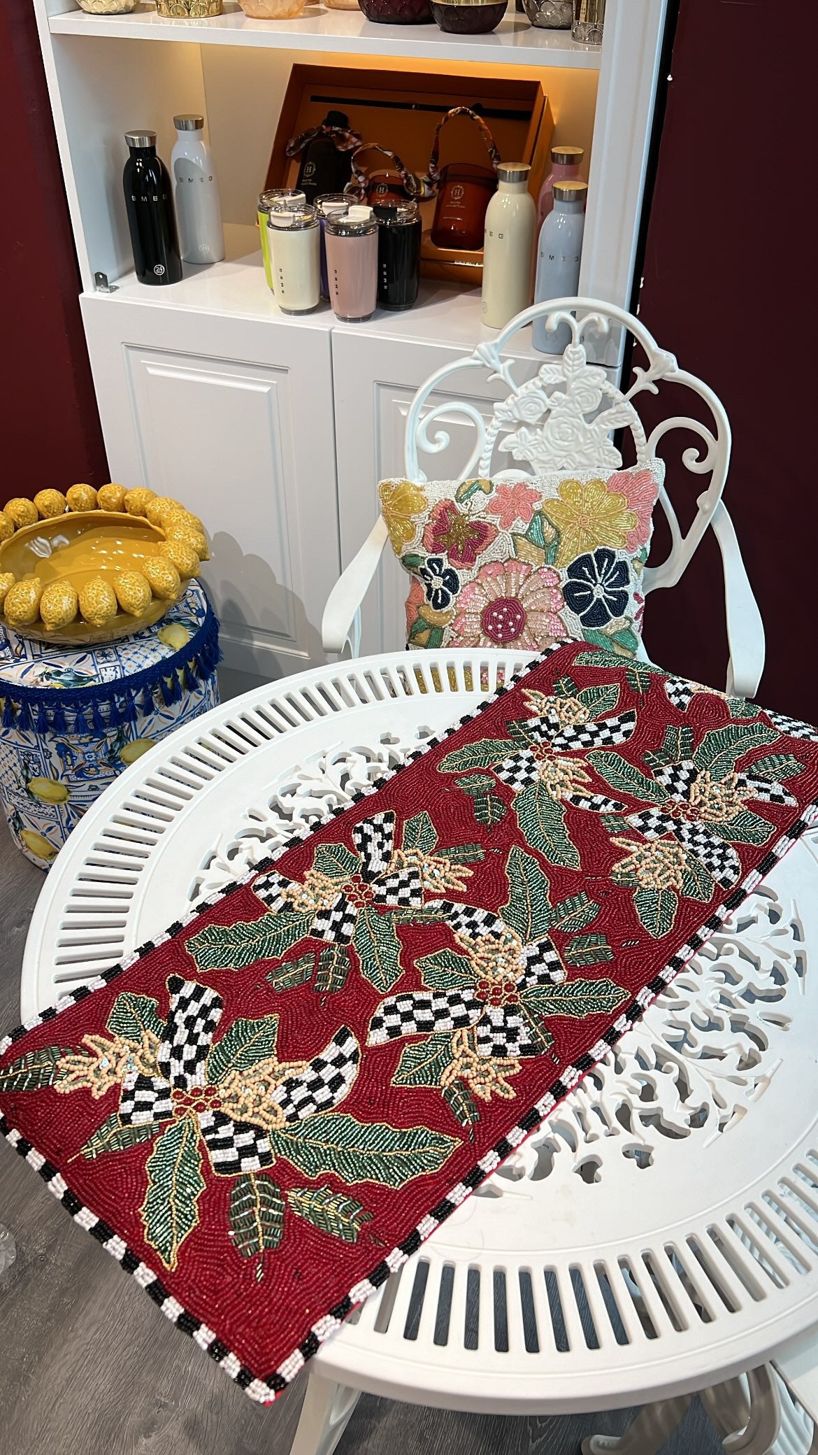 Yeni Fiyonk Boncuk Runner (30x90)