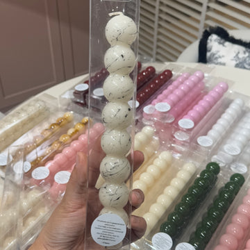 Krem-Siyah Bonbon Mum