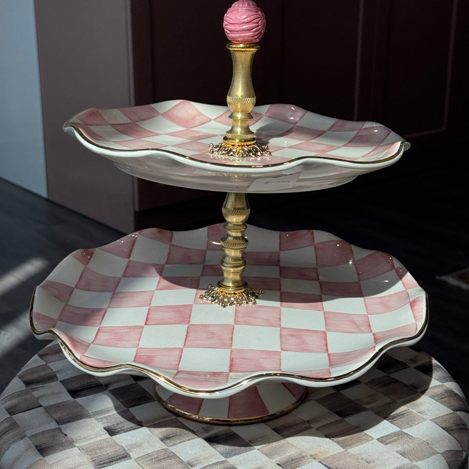 Pembe Dama 2 Katlı Stand