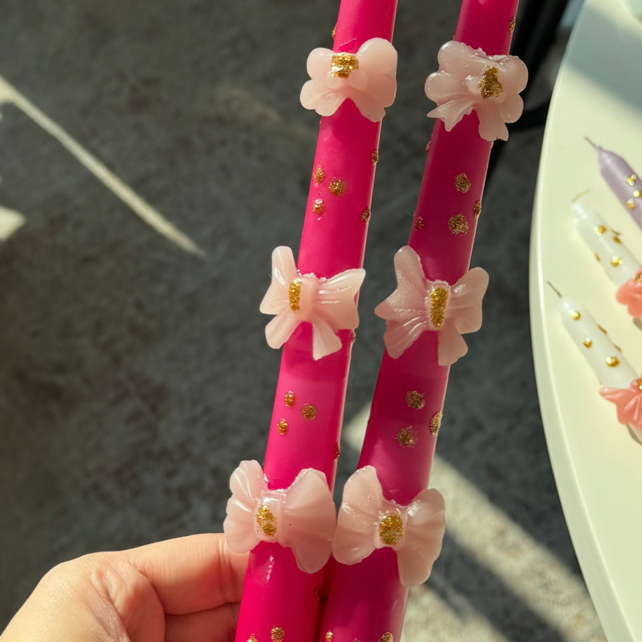 Fiyonk Fuşya-Pembe Mum Adet