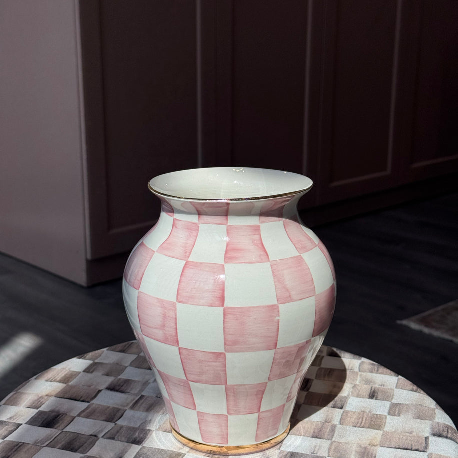 Pembe Dama Vazo