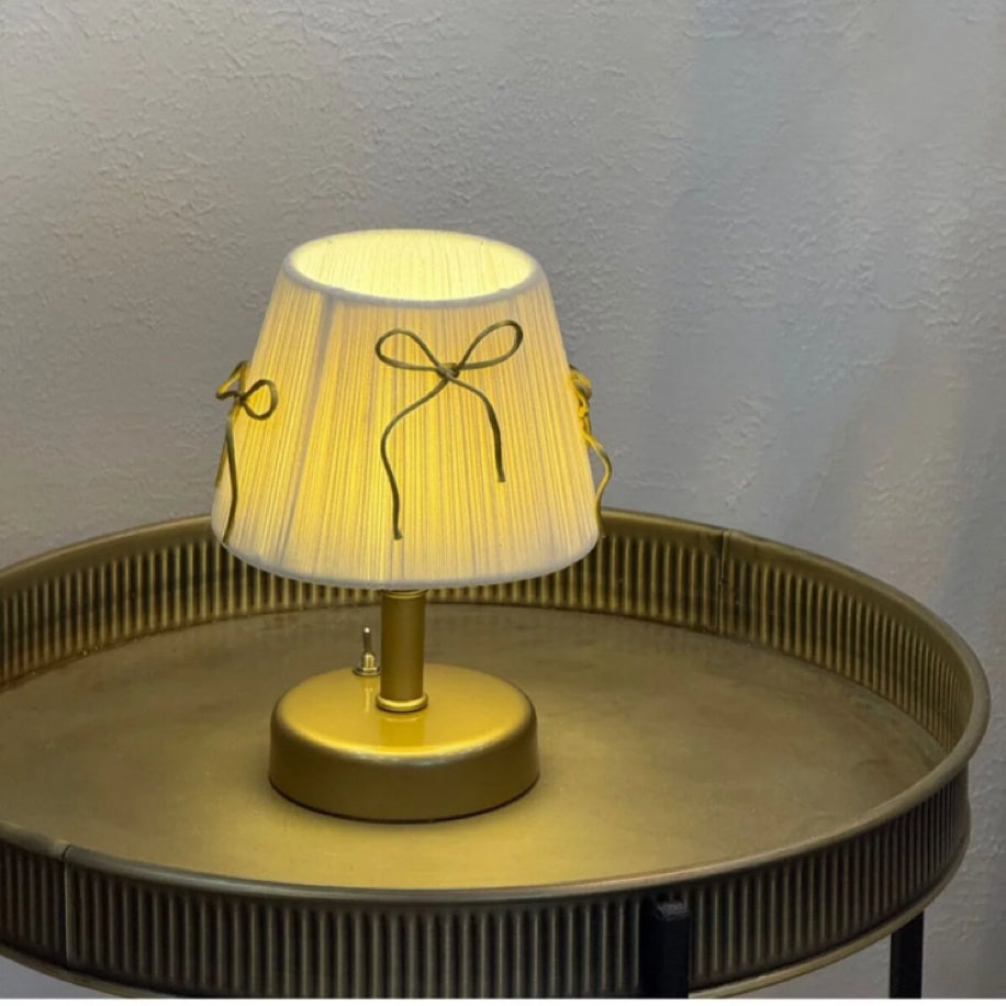 Fiyonk Masa Lambası Gold Detay