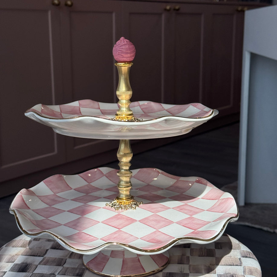 Pembe Dama 2 Katlı Stand